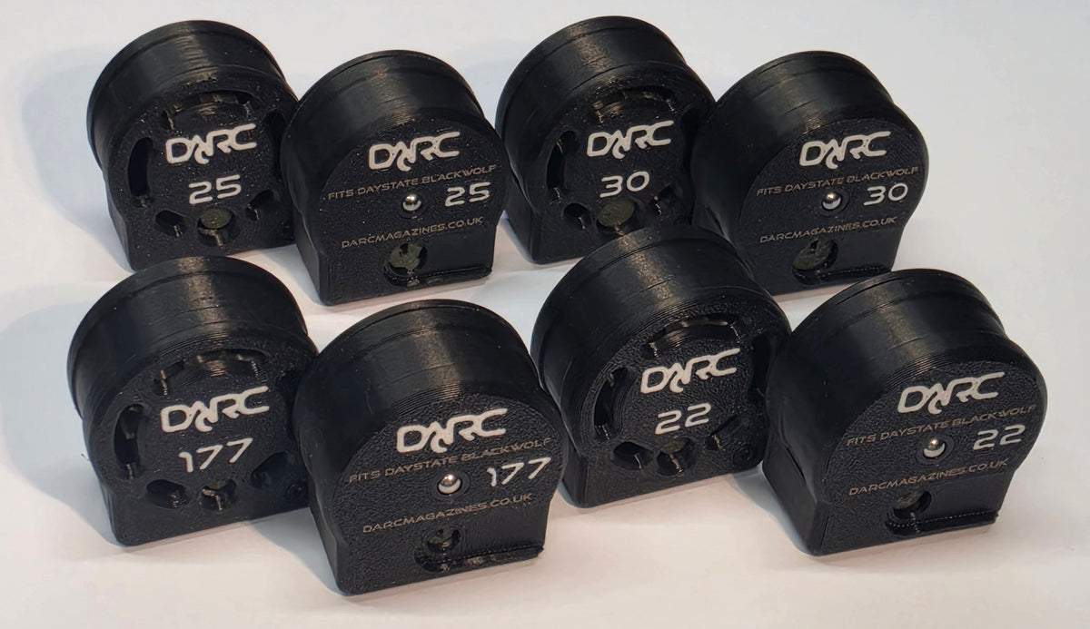 daystate blackwolf air rifle magazines .177 .22 .25 .30